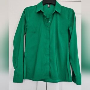 EXPRESS Elegant Green Women's Blouse